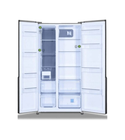 Dawlance-side-by-side-double-door-refrigerator open