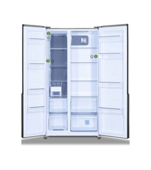 Dawlance-side-by-side-double-door-refrigerator open