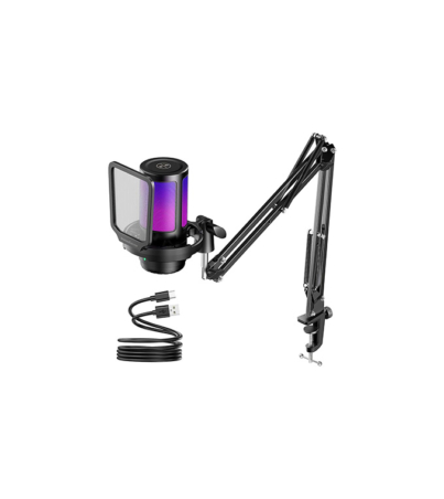 InnoGear Gaming USB Microphone, Noise Cancellation Condenser Mic with Mute