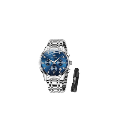 Men Multifunction Watch blue